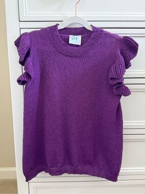 Mint Girls Purple Sweater L (10/12)
